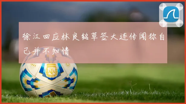 徐江回应林良铭草签大连传闻称自己并不知情
